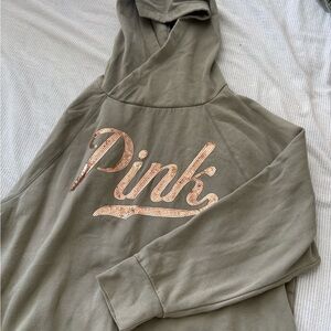Victoria's Secret Olive Green Hoodie Sweater